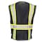 Dome75 Hi-Vis Safety Vest SM/MD Class Non-ANSI/Enhanced Visibility , Zipper 6 Pockets, 2 Mic Tab DV2183 - alternate 1