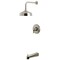 Kingston Brass Single-Handle Pressure Balanced Tub and Shower Faucet, Brushed Nickel KB6338NDL - alternate 1