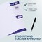 Roaring Spring Case of 4x4 Graph Ruled Loose Leaf Filler Paper, 3 Hole Punched, 11" x 8.5" 80 Sheets Per Pack 20096cs - alternate 4