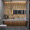 Apollo Tile Bois 29.53in x 29.53in Matte Brown Porcelain Large Format Wall and Floor Tile 12.16 sqft/case, 2PK ZEN88CONC3030 - alternate 4