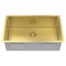 Homeroots 10in X 30in Gold Stainless Steel Undermount Kitchen Sink 719950 - alternate 6