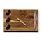 Picnic Time Family Of Brands NCAA Mississippi State Bulldogs Delio Cheese Board and Knife Set - Charcuterie Board Set 833-00-512-383-0 - alternate 1