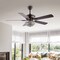 Jonathan Y Cammy 52" 3-Light Traditional Transitional Iron LED CEILING FAN, Oil Rubbed Bronze JYL9711A - alternate 9