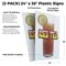 Signmission Iced Tea, Plastic Signs Only 24 Inch x 36 Inch, Corrugated Plastic, 2PK CSB-2436-2PACK-Iced Tea - alternate 2