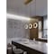 Afx Halo 3-Light Linear Pendant, 120V, 54W, 5 CCT, Light Brass HLOP08LAJUDLBLNR3 - alternate 2