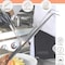 A2Z Scilab Culinary Tweezers, Narrow Precision Serrated Jaws, 8 Inch Right Angled, Stainless Steel Tongs A2Z-ZR1048 - alternate 4