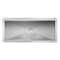 Koolmore 18''x42'' Floor Trough Drain, 14ga W/ Subway-Style Grating & Removable Drain Basket, NSF Listed, SS KM-FTG-1842 - alternate 7