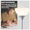 Newhouse Lighting 71 in. Henry Floor Torch Lamp, LED Standing Lights for Living Room, Silver NHFL-HE-SI - alternate 5