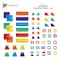 Connetix Magnetic Tiles Rainbow Creative Pack, 102-Piece Set CT-R-00102-CR - alternate 6
