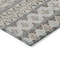 Homeroots 10' X 14' Taupe Beige And Gray Quatrefoil Washable Indoor Outdoor Area Rug 583263 - alternate 4