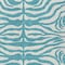 Homeroots 5' X 8' Teal Blue And Ivory Animal Print Washable Indoor Outdoor Area Rug 600661 - alternate 6