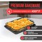 Bakken-Swiss 2-Piece Crisper Tray Set, Gray Marble Non-Stick, Basket Design for Crisp Chips and Bacon BAKCRIPGRY - alternate 3