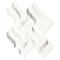 Daltile Eclessia Marble Natural Stone Wave Mosaic Polished, 11.40 SQFT Per Carton, 10PK  DA66WAVEMSPL - alternate 4