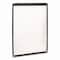 Excello Global Products Menu Holder For 11 x 17 Menus, Portrait Orientation, 11.7 x 18, Clear/Black/Silver SPLS-MENU-1117M - alternate 1