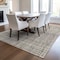 Homeroots 3' X 5' Ivory Pink And Copper Striped Washable Indoor Outdoor Area Rug 597427 - alternate 3