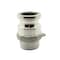 Firesafe 1-1/2" Male Camlock Coupler x 1-1/2" Male NPT Aluminum Fitting - Style F 8613025 - alternate 1