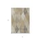 Homeroots 3' X 5' Wheat Taupe And Ivory Argyle Washable Indoor Outdoor Area Rug 613741 - alternate 5