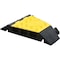 Kable Kontrol Cable Protector 22.5 Deg Right Turn, 3 Channel, Polyurethane/Rubber, Black, Yellow CP9895 - alternate 1