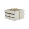 Homeroots Set of Three Gray Solid Wood Crate, 3PK 487683 - alternate 5