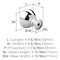 Amerock Grail 1-1/4 inch (32mm) Diameter Polished Chrome Cabinet Knob, 10PK 10VMP3733026 - alternate 4