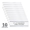 C-Line Products 2" Magnetic Shelf/Bin Label Holders, 10/BX 87247 - alternate 1