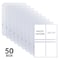 C-Line Products 8-1/8" x 11-1/4" Clear 35mm Ring Binder 3-1/2 x 5 Photo Storage Pages, 50/BX 52584 - alternate 1