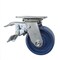 Service Caster 5 Inch Solid Polyurethane Caster with Roller Bearing and Total Lock Brake SCC SCC-TTL30S520-SPUR - alternate 1