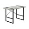 Homeroots 49" Gray and Black Computer Desk 355722 - alternate 7