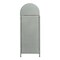 Happimess Darla 31.39-Gallon All-Weather Wicker/Metal Swing Top Hideaway Outdoor Trash Can, Mint Blue/White HPM1202C - alternate 7