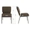 Flash Furniture Hercules Church Chair, Brown Back, 21-1/4 in W 25" L 33" H, Fabric Seat FD-CH0221-4-GV-S0819-GG - alternate 7