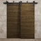Sartodoors Sliding Closet Barn Bypass Doors 48 x 96 inches, Ego 5000 Marble Oak, Modern 6.6ft Rails Hardware EGO5000BBB-DMR-4896 - alternate 4