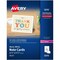 Avery reg Laser Greeting Card  White, White AVE5315 - alternate 1