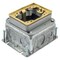 Hubbell 2-Gang Masonry Box, 3-1/2 in Deep B2427 - alternate 1