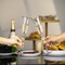 Dinewares 2 Piece Elegant Crystal Set Wedding Champagne Glasses with Diamond Rhinestone Accents and a QI004759.GD.2 - alternate 6