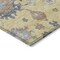 Homeroots 8' X 10' Gold Brown And Blue Floral Washable Indoor Outdoor Area Rug 606155 - alternate 8