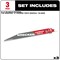 Milwaukee Tool 9 in x 6 TPI Reciprocating Saw Blade, 3 PK 48-00-5342 - alternate 6