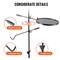 Vevor 24" Heavy Duty Folding Campfire Grill Portable Grate Open Flame Cooking KZ001 - alternate 3