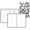 House Of Doolittle Non-Dated Weekly/Monthly Planner, 7 in x 11 in, Abstract Faces Cover 2121-41 - alternate 2
