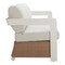Homeroots 73" White Polypropylene Sofa 667658 - alternate 5