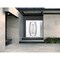 Vdomdoors Steel Double Doors Deux 6500 White Sidelight Exterior Window Stainless Inserts Single Modern Painte DEUX6500DEXD-WS-RH-W72+16 x H80 - alternate 5