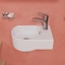 Alfi Brand ALFI brand ABC119 White 16" Small Wall Mounted Ceramic Sink with Faucet Hole ABC119 - alternate 4