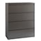 Hirsh 42" W 4 Drawer Lateral File Cabinet, Medium Tone, A4/Legal/Letter 19831 - alternate 1