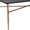 Homeroots 72" Black and Bronze Wood and Steel Dining Table 557691 - alternate 6