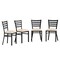 Flash Furniture HERCULES Black Ladder Back Metal Restaurant Chair - Tan Vinyl Seat, 4PK 4-XU-DG694BLAD-TNV-GG - alternate 1