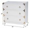 Homeroots 28" White Solid Wood Three Drawer Dresser 389785 - alternate 4