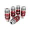 Milton Safety Coupler Set, 1/2" Sz, PK5 1774 - alternate 1