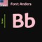 Aacc Self-Adhesive Vinyl Letter: b, Scale: 18 cm. Color: Pink Font: Anders by AACC-Anders-lb-Pink-M18x1 - alternate 1