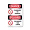 Signmission OSHA Danger Sign, Flammable No Smoking Bilingual, 10in X 7in Decal, OS-DS-D-710-VPR-1824 OS-DS-D-710-VPR-1824 - alternate 1