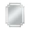 Homeroots 35" Clear Unframed Art Deco Accent Mirror 534353 - alternate 6