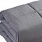 Homeroots Dark Gray California King Polyester Thread Count Down Alternative Comforter 265983 - alternate 3